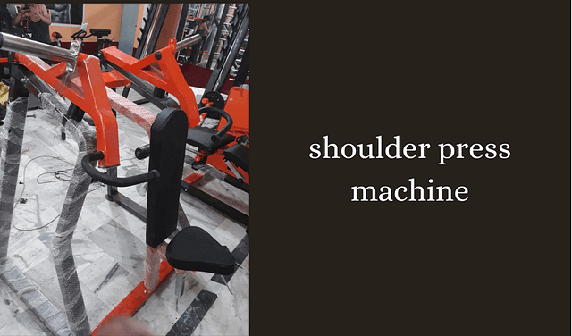 shoulder press machine